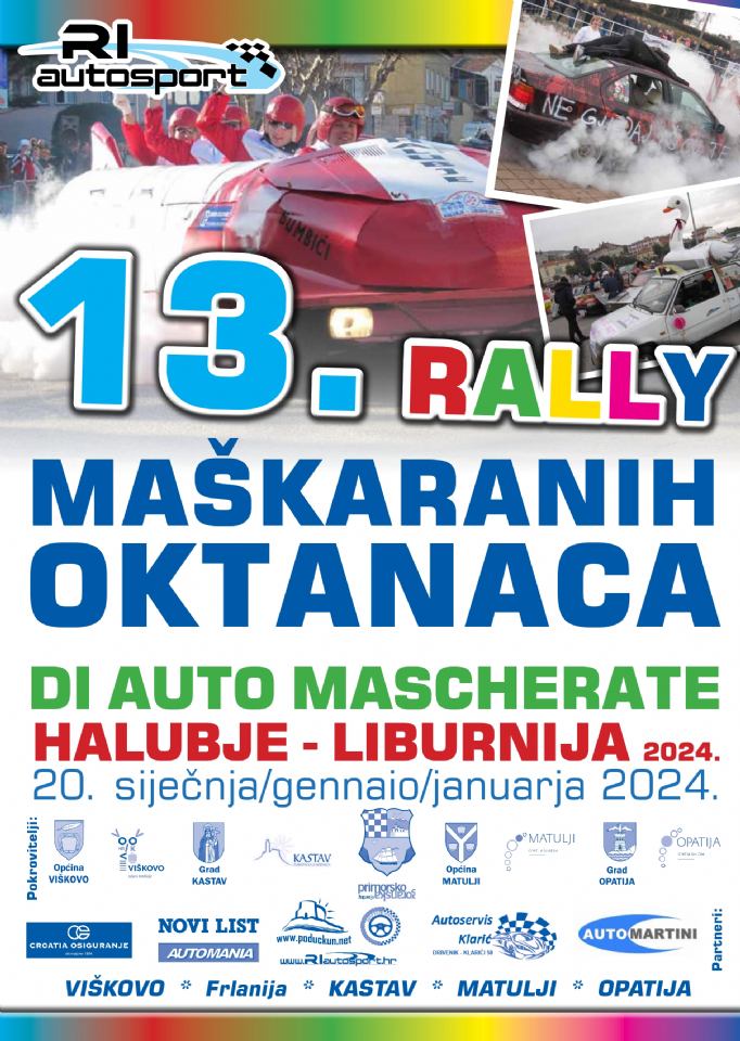 13. RALLY MAŠKARANIH OKTANACA