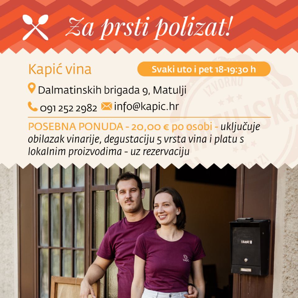 POSEBNA PONUDA VINARIJE KAPIĆ 