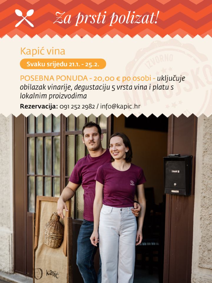 POSEBNA PONUDA VINARIJE KAPIĆ