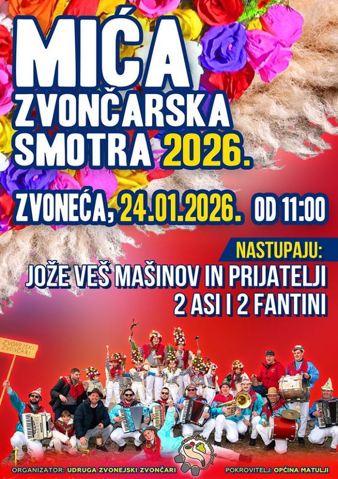 MIĆA ZVONČARSKA SMOTRA 2026. ZVONEĆA