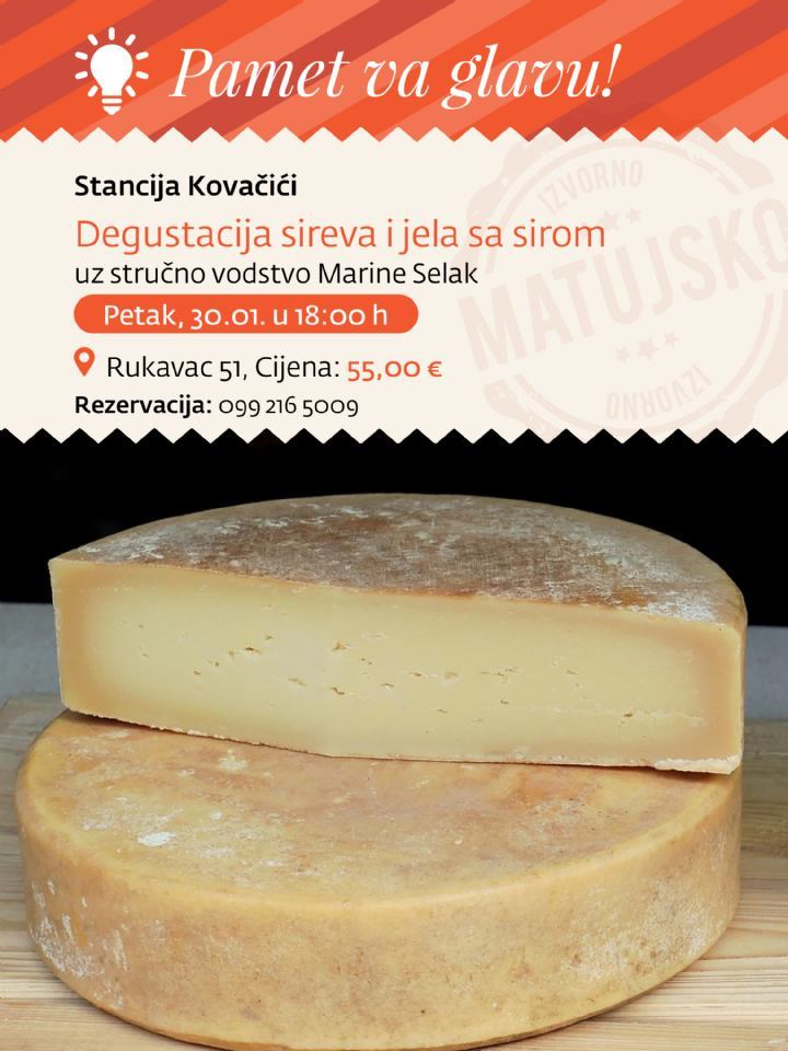 DEGUSTACIJA SIREVA I JELA SA SIROM 