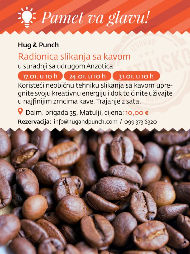 RADIONICA SLIKANJA SA KAVOM 